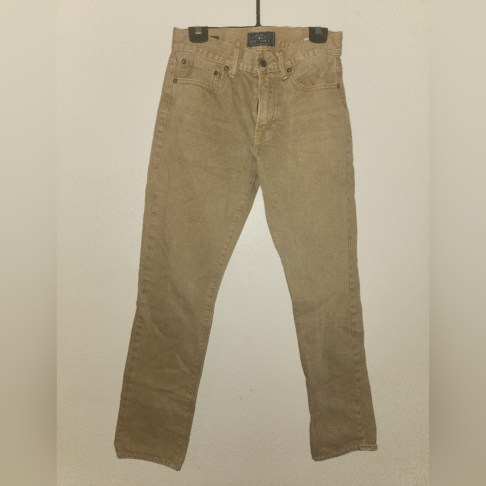 Lucky Brand light brown slim jeans